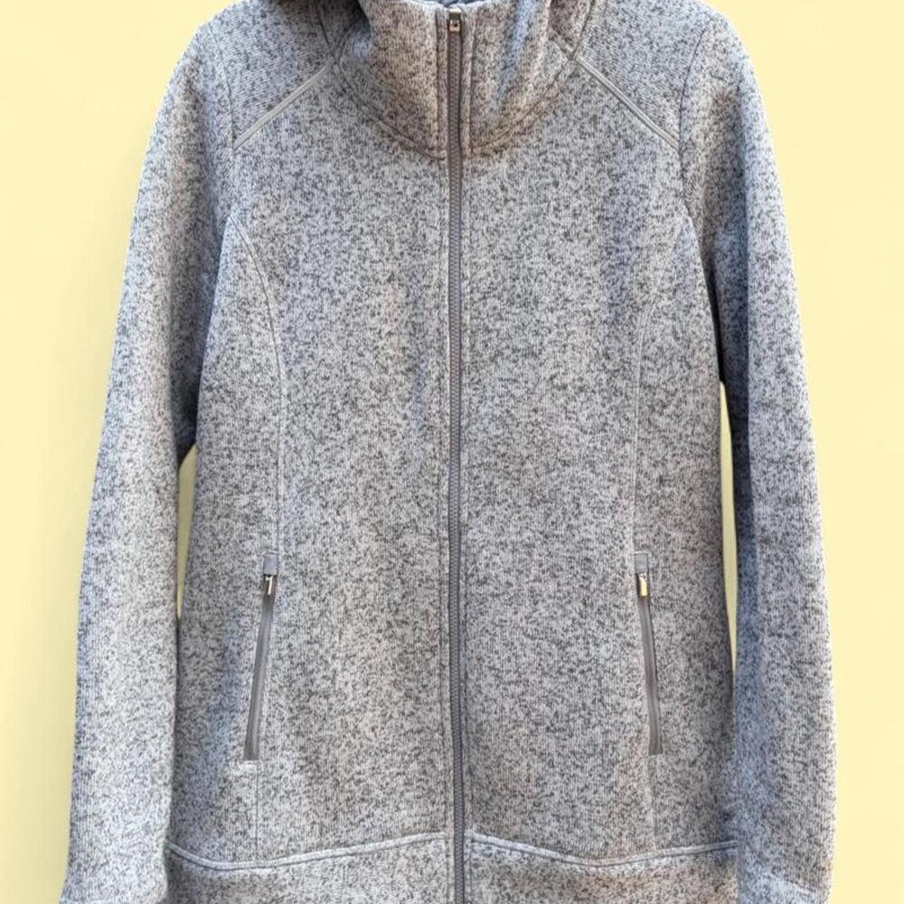 Athleta grey zip up hoodie